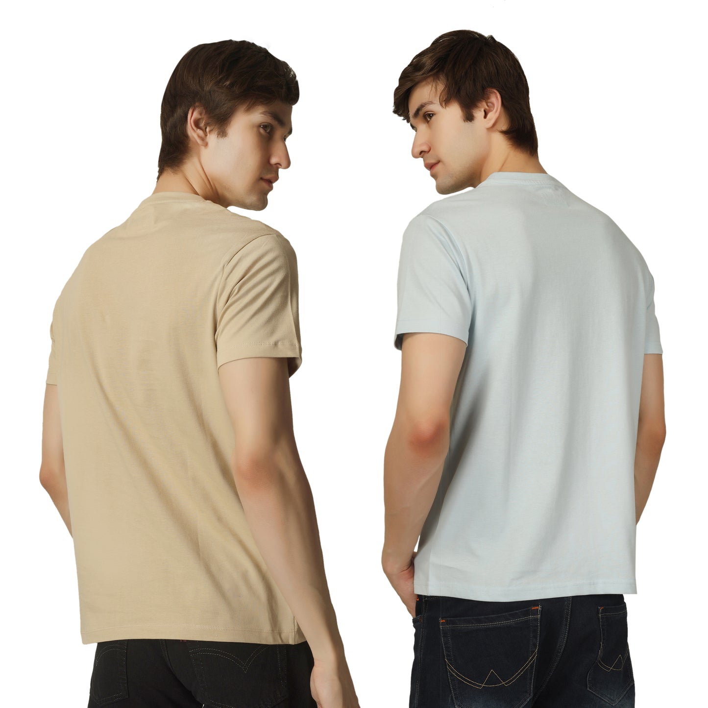 Combo 1 - Basic Round Neck Regular Mens T-Shirt