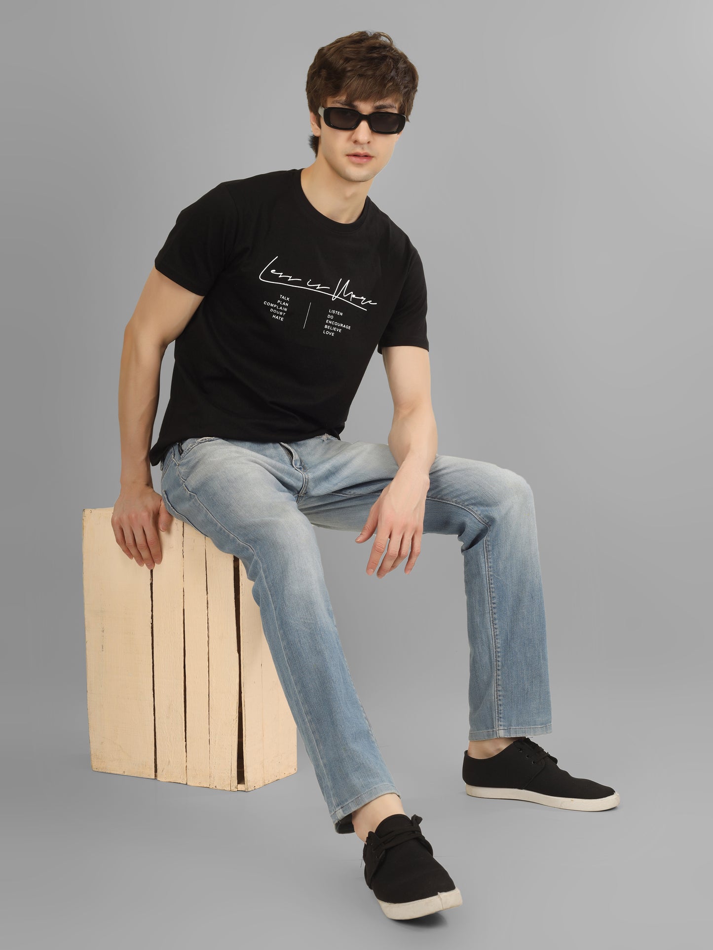 Basic Round Neck Regular Mens T-Shirt - RSBO 0025