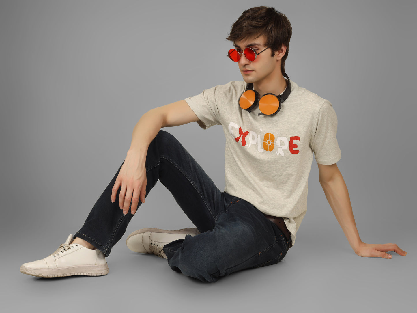 Basic Round Neck Regular Mens T-Shirt - RSBO 0024