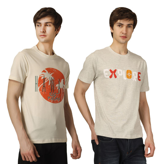 Combo 9 - Basic Round Neck Regular Mens T-Shirt