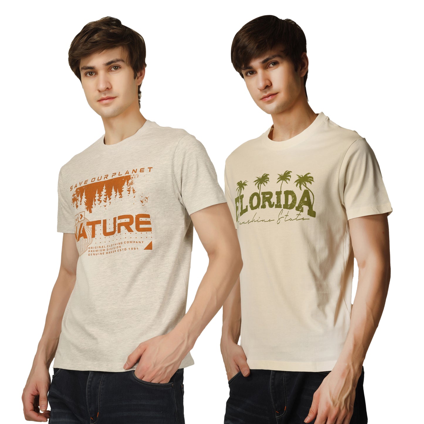 Combo 12 - Basic Round Neck Regular Mens T-Shirt