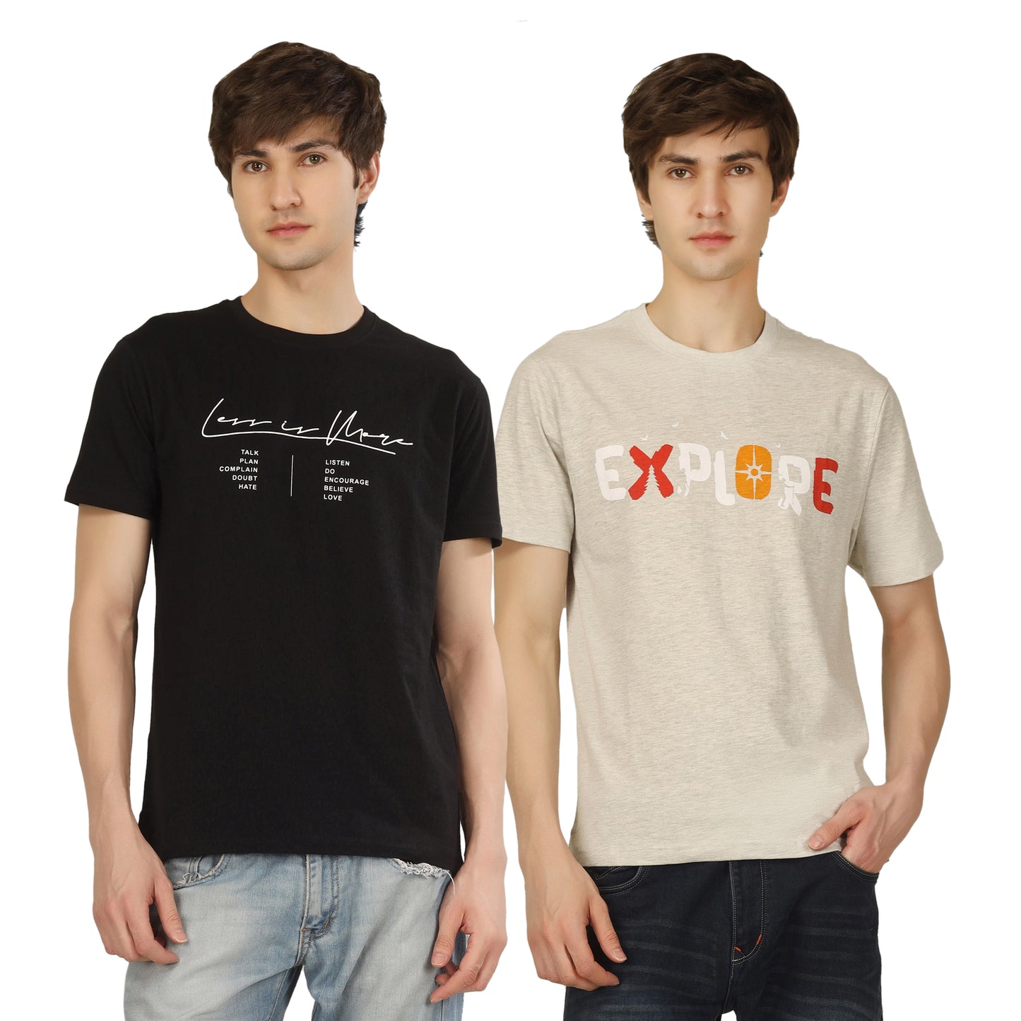 Combo 11 - Basic Round Neck Regular Mens T-Shirt