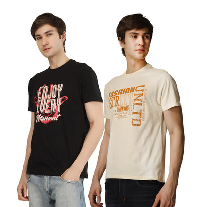 Combo 8 - Basic Round Neck Regular Mens T-Shirt
