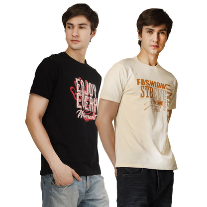 Combo 8 - Basic Round Neck Regular Mens T-Shirt