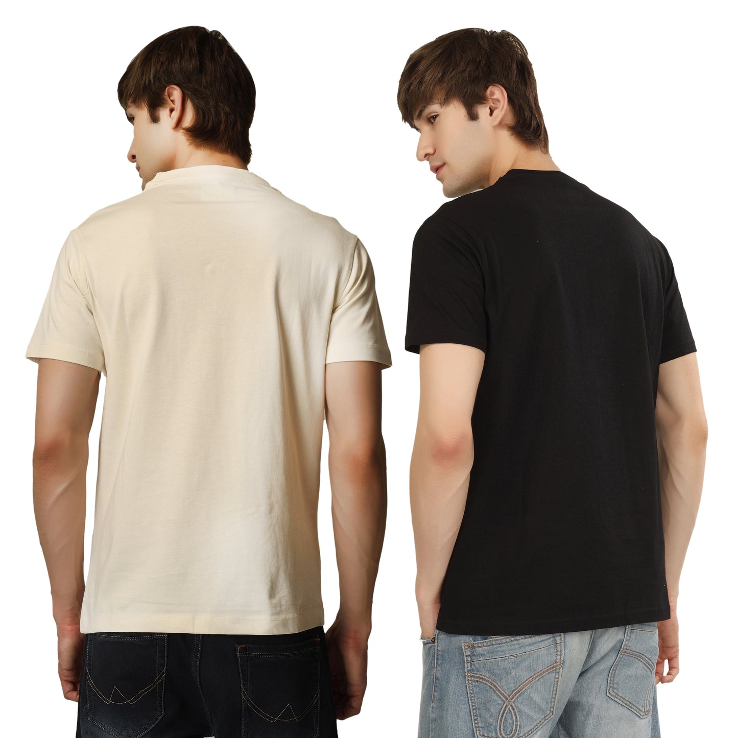 Combo 8 - Basic Round Neck Regular Mens T-Shirt