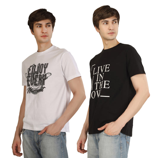 Combo 7 - Basic Round Neck Regular Mens T-Shirt