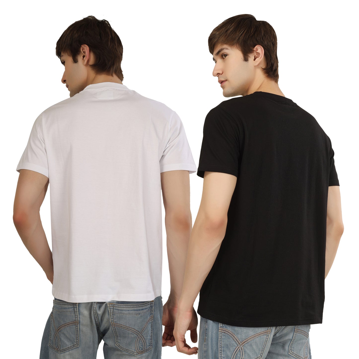 Combo 7 - Basic Round Neck Regular Mens T-Shirt
