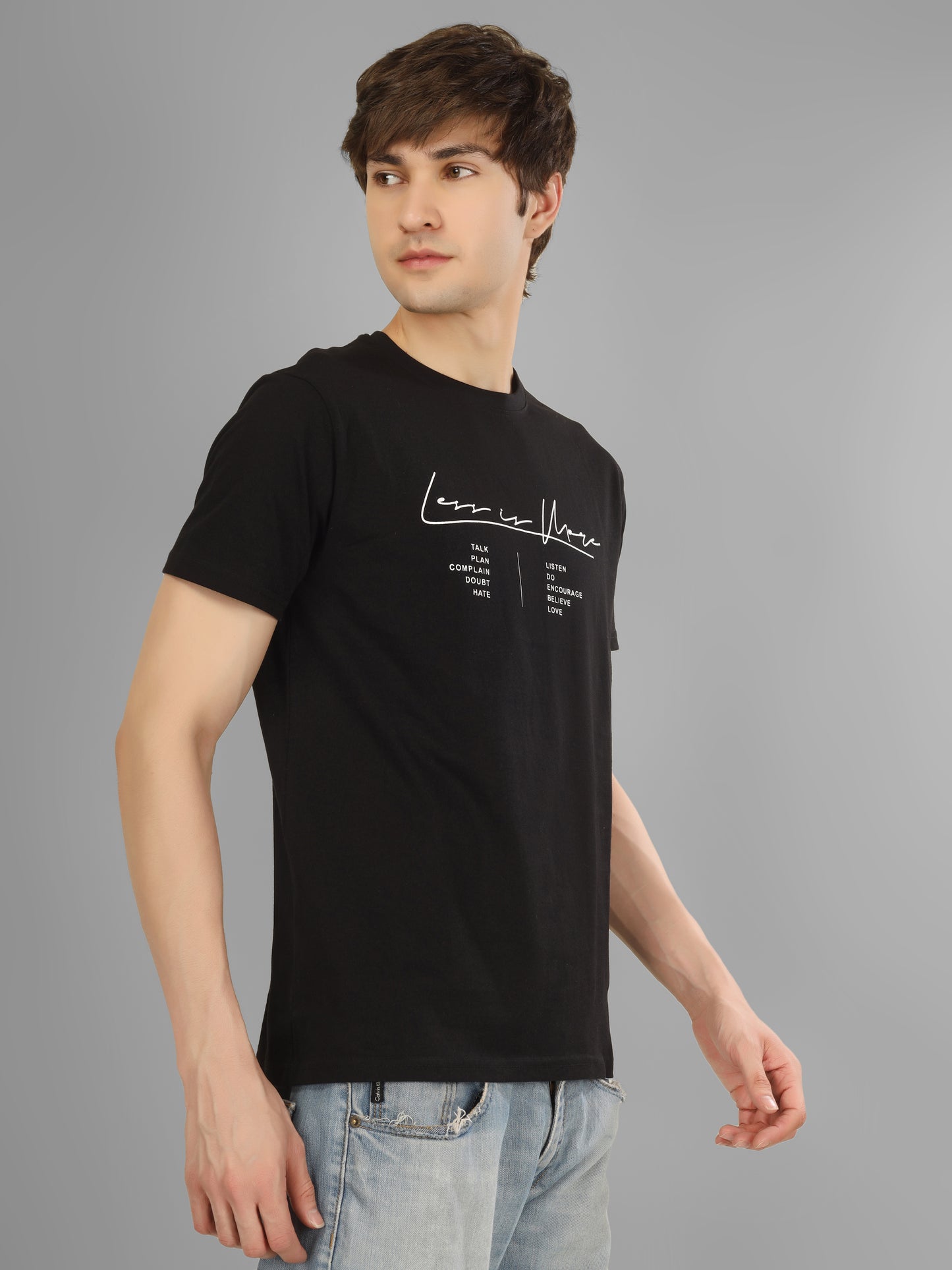 Basic Round Neck Regular Mens T-Shirt - RSBO 0025