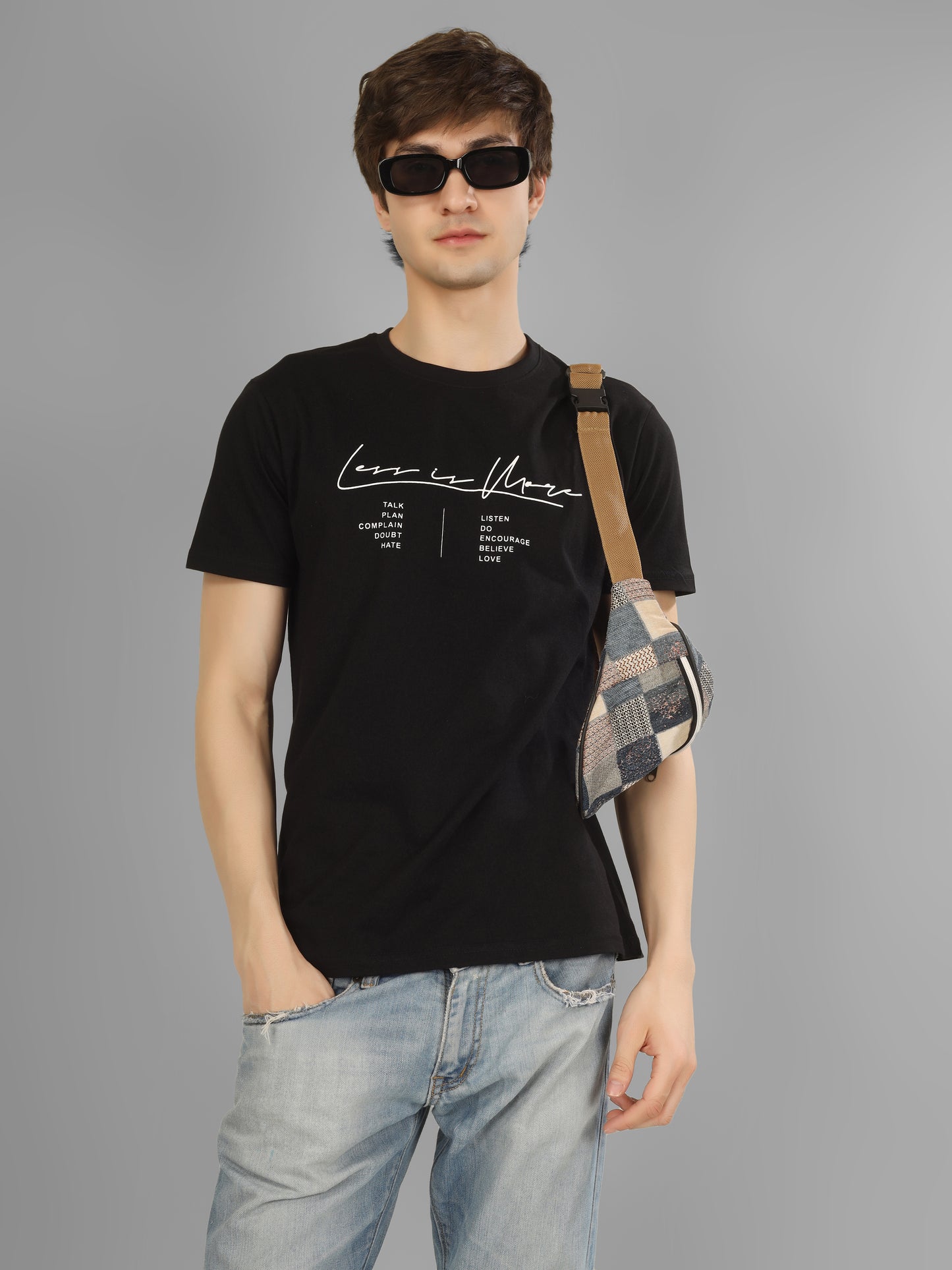 Basic Round Neck Regular Mens T-Shirt - RSBO 0025