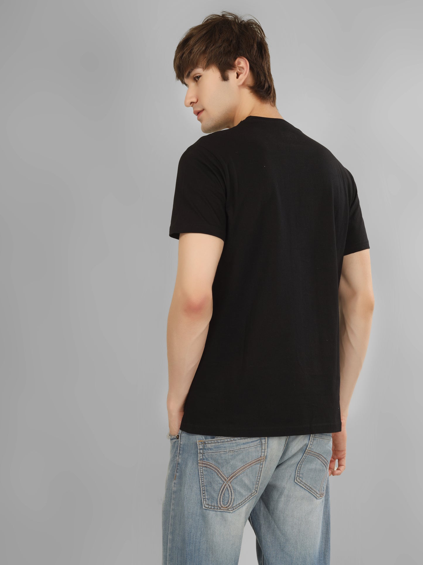 Basic Round Neck Regular Mens T-Shirt - RSBO 0002