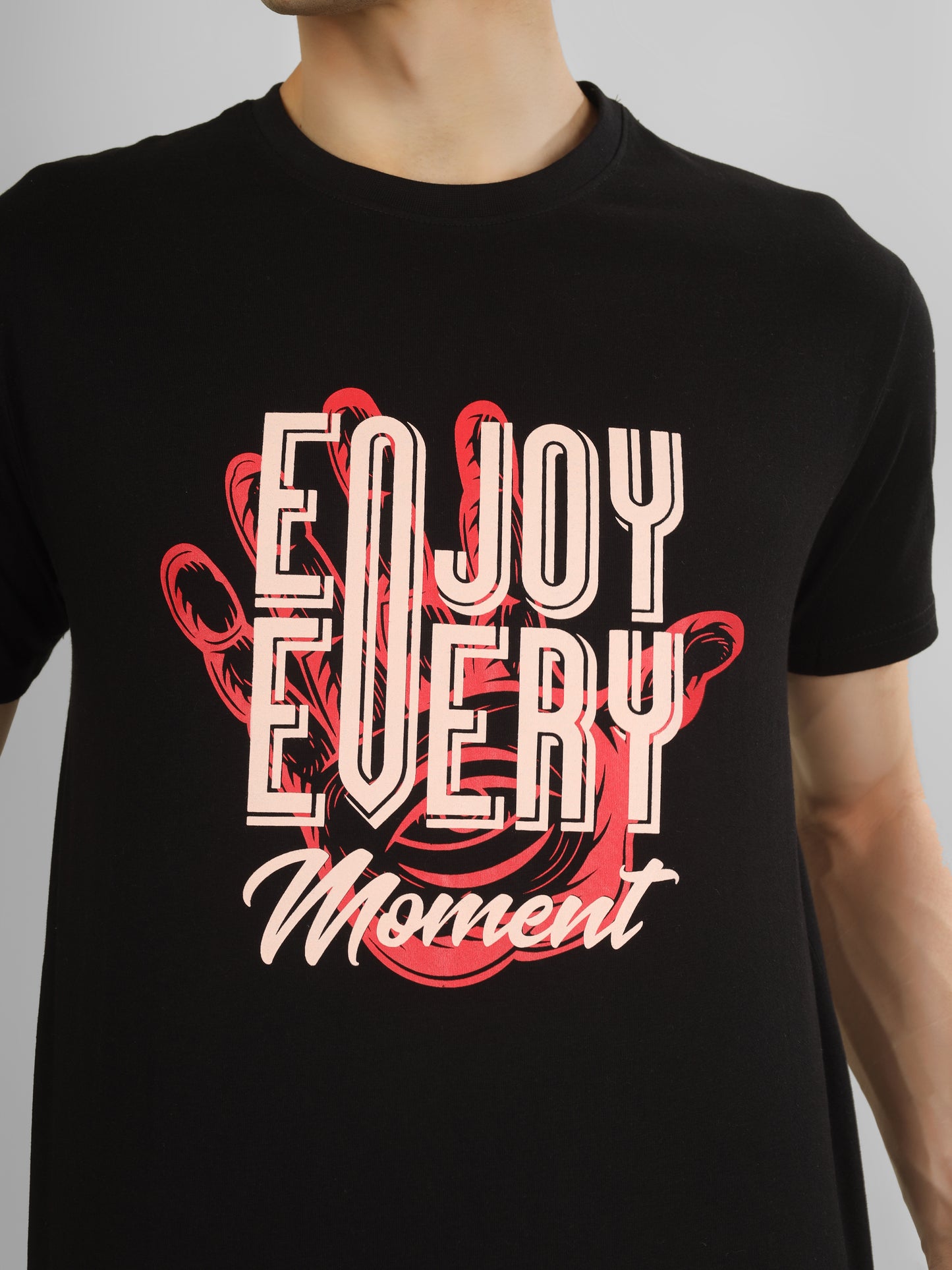 Basic Round Neck Regular Mens T-Shirt - RSBO 0002