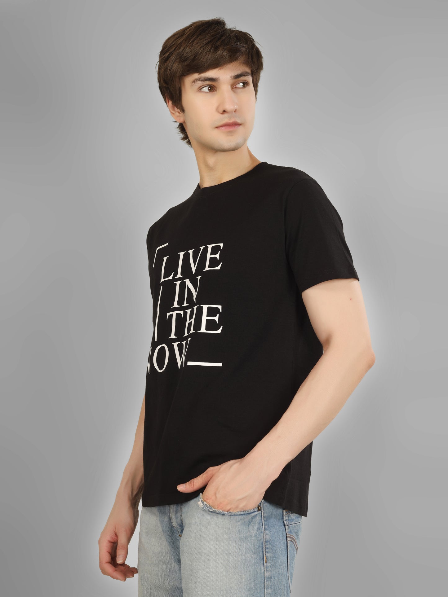 Basic Round Neck Regular Mens T-Shirt - RSBO 0005