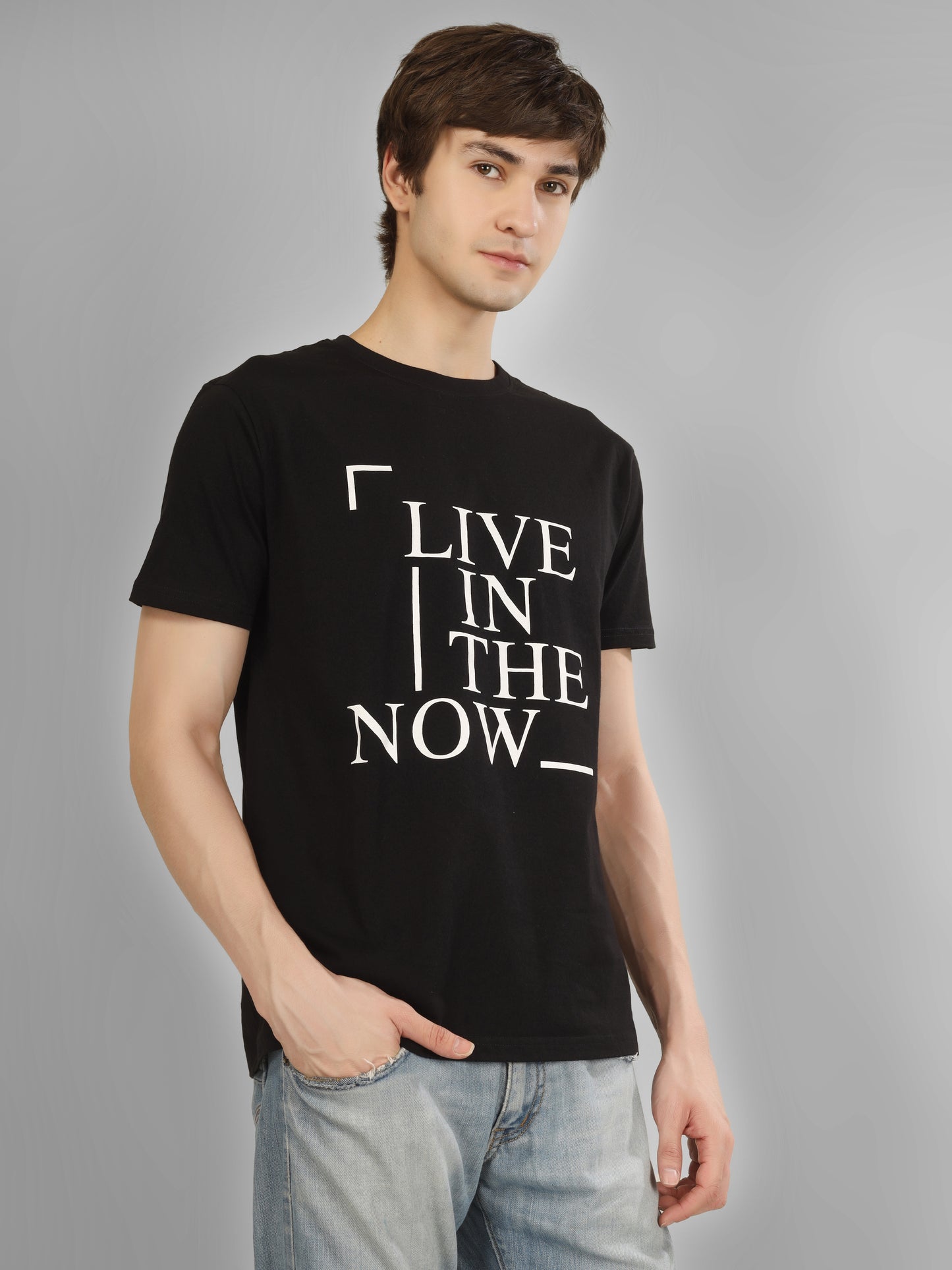 Basic Round Neck Regular Mens T-Shirt - RSBO 0005