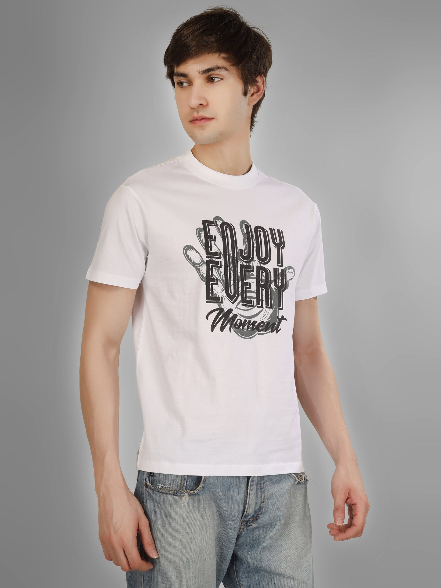 Basic Round Neck Regular Mens T-Shirt - RSBO 0006