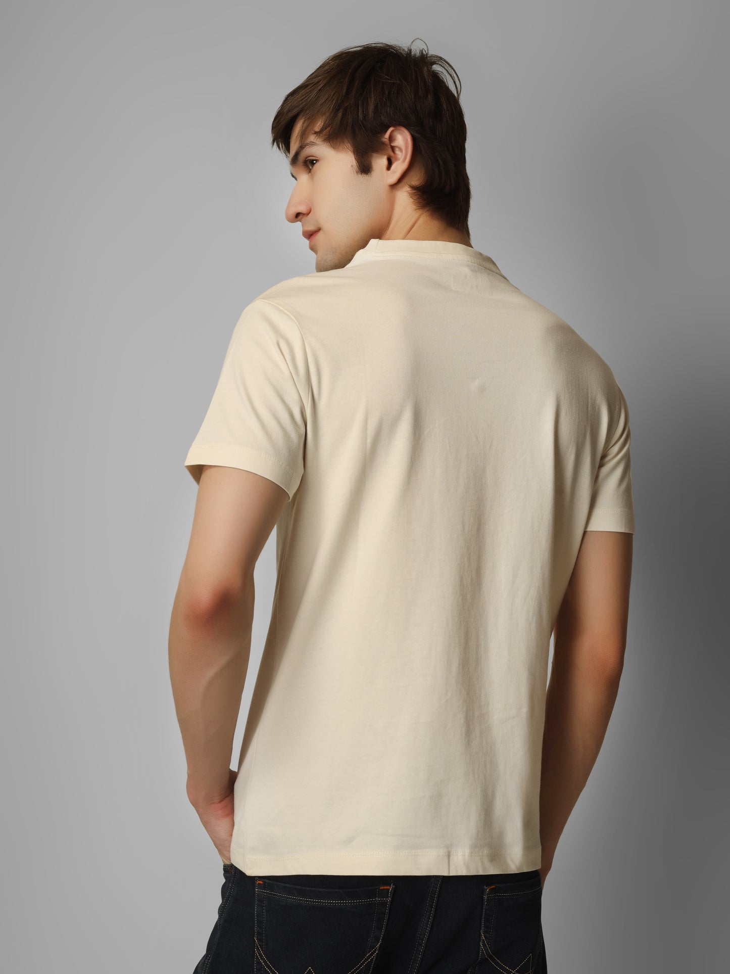 Basic Round Neck Regular Mens T-Shirt - RSBO 0013