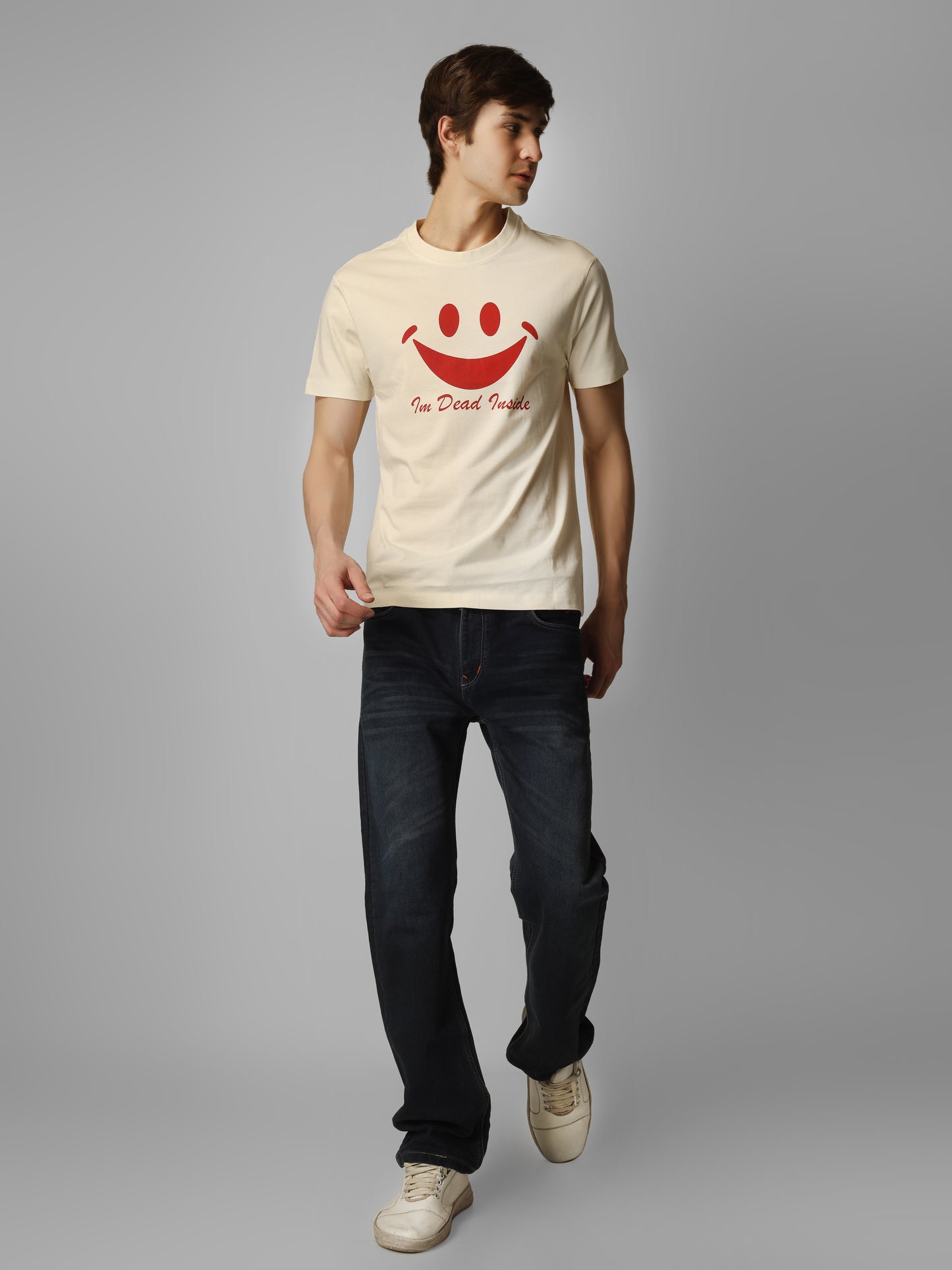 Basic Round Neck Regular Mens T-Shirt - RSBO 0013