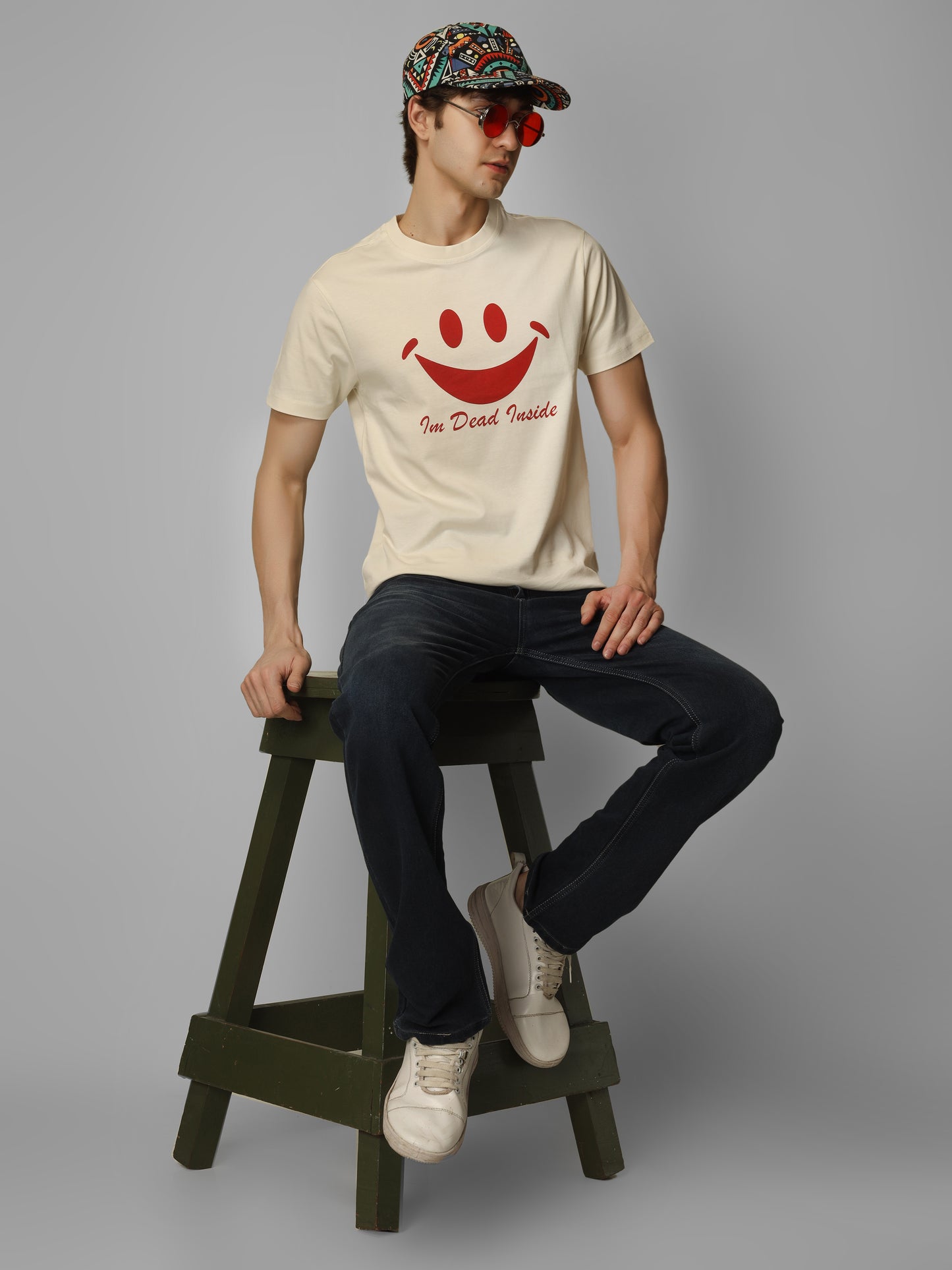 Basic Round Neck Regular Mens T-Shirt - RSBO 0013