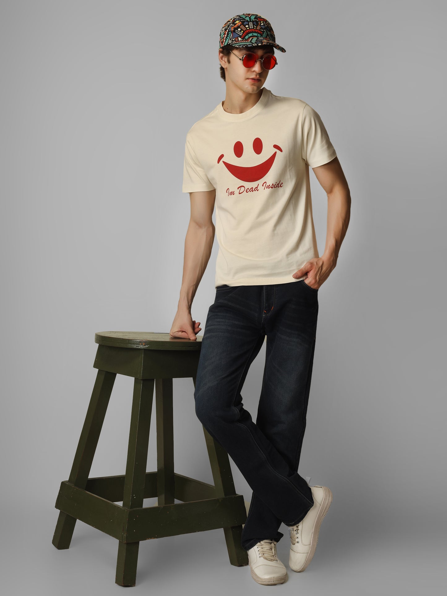 Basic Round Neck Regular Mens T-Shirt - RSBO 0013