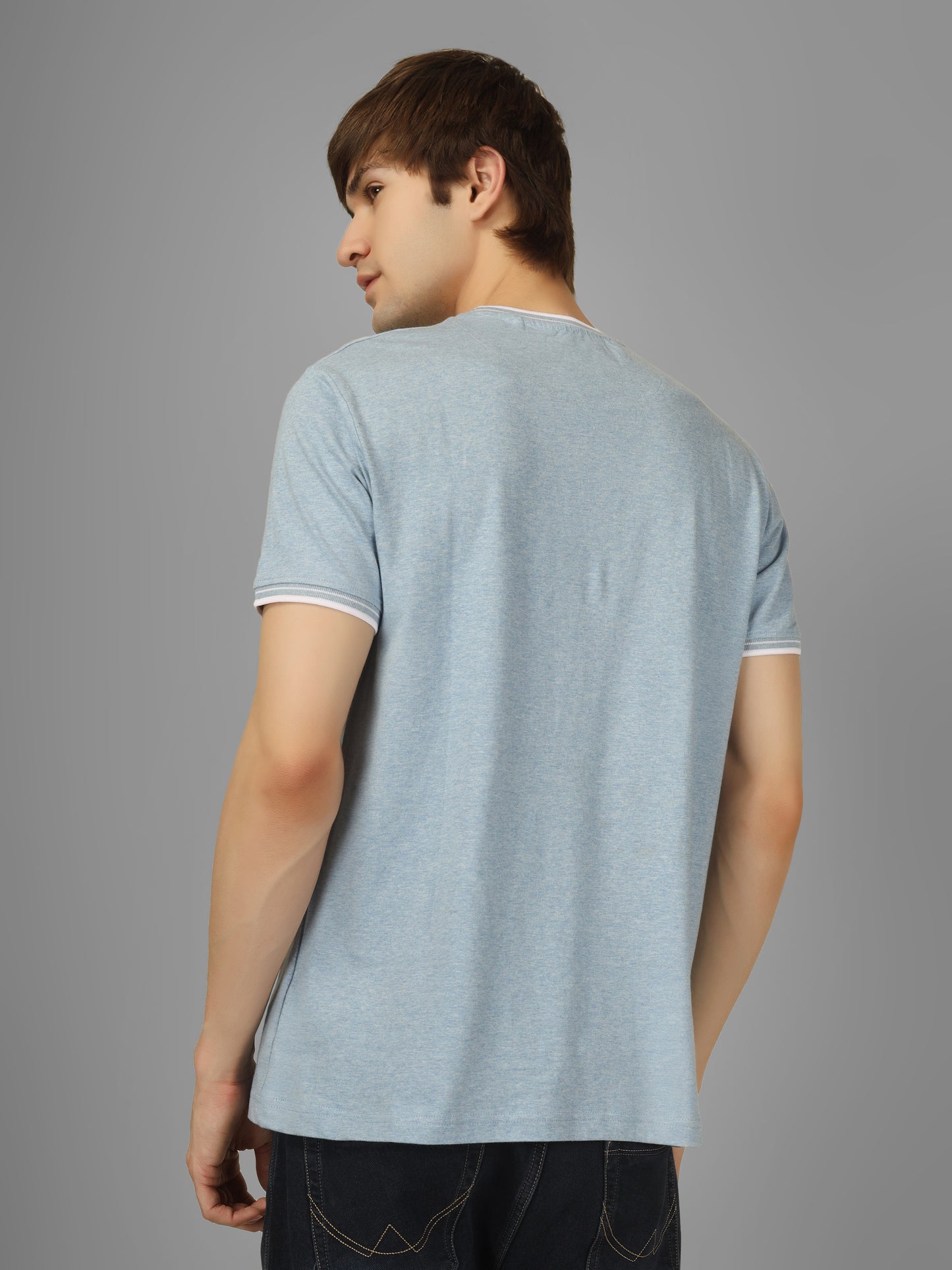 Basic Round Neck Regular Mens T-Shirt - RSBO 0028