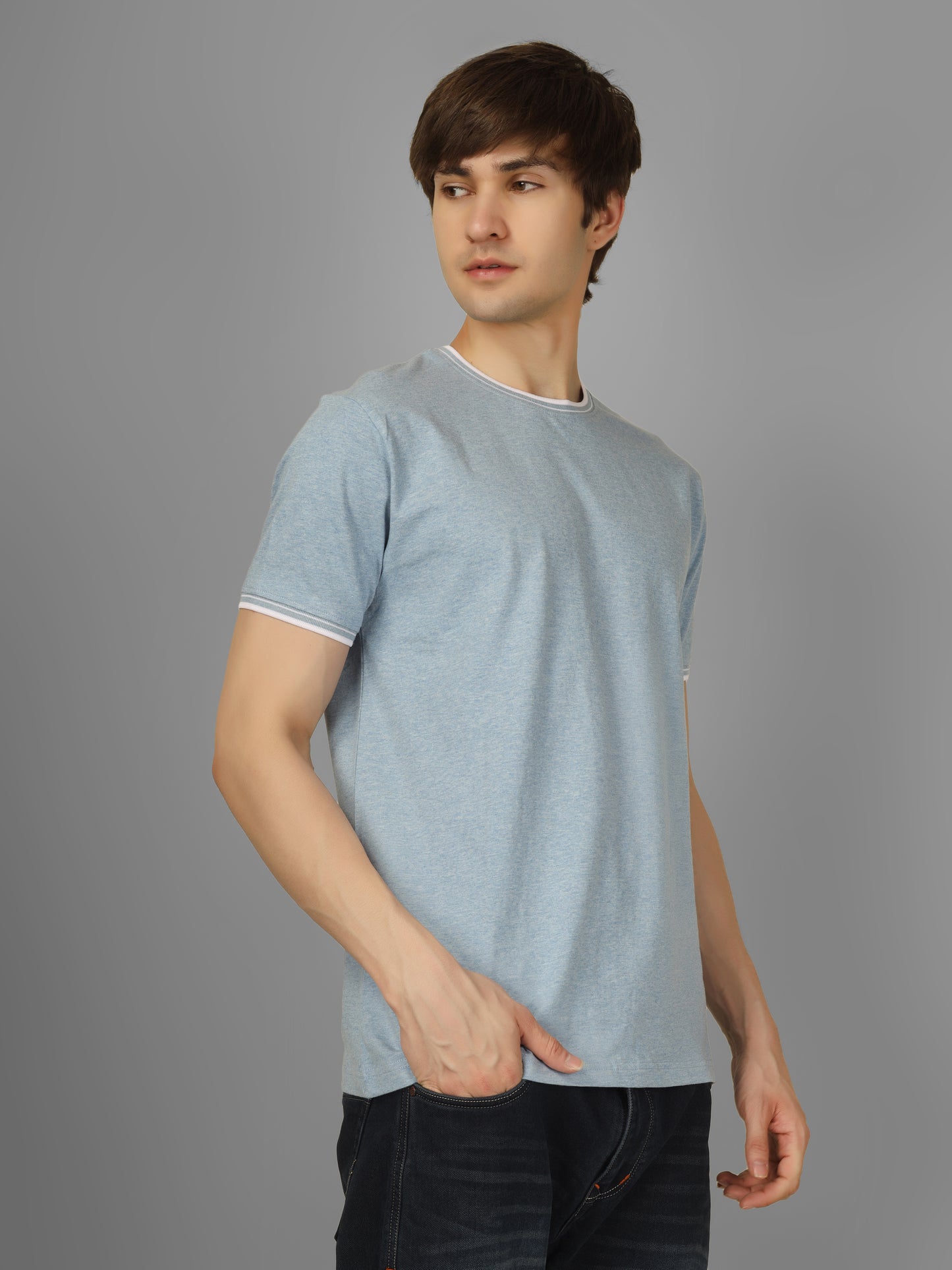 Basic Round Neck Regular Mens T-Shirt - RSBO 0028