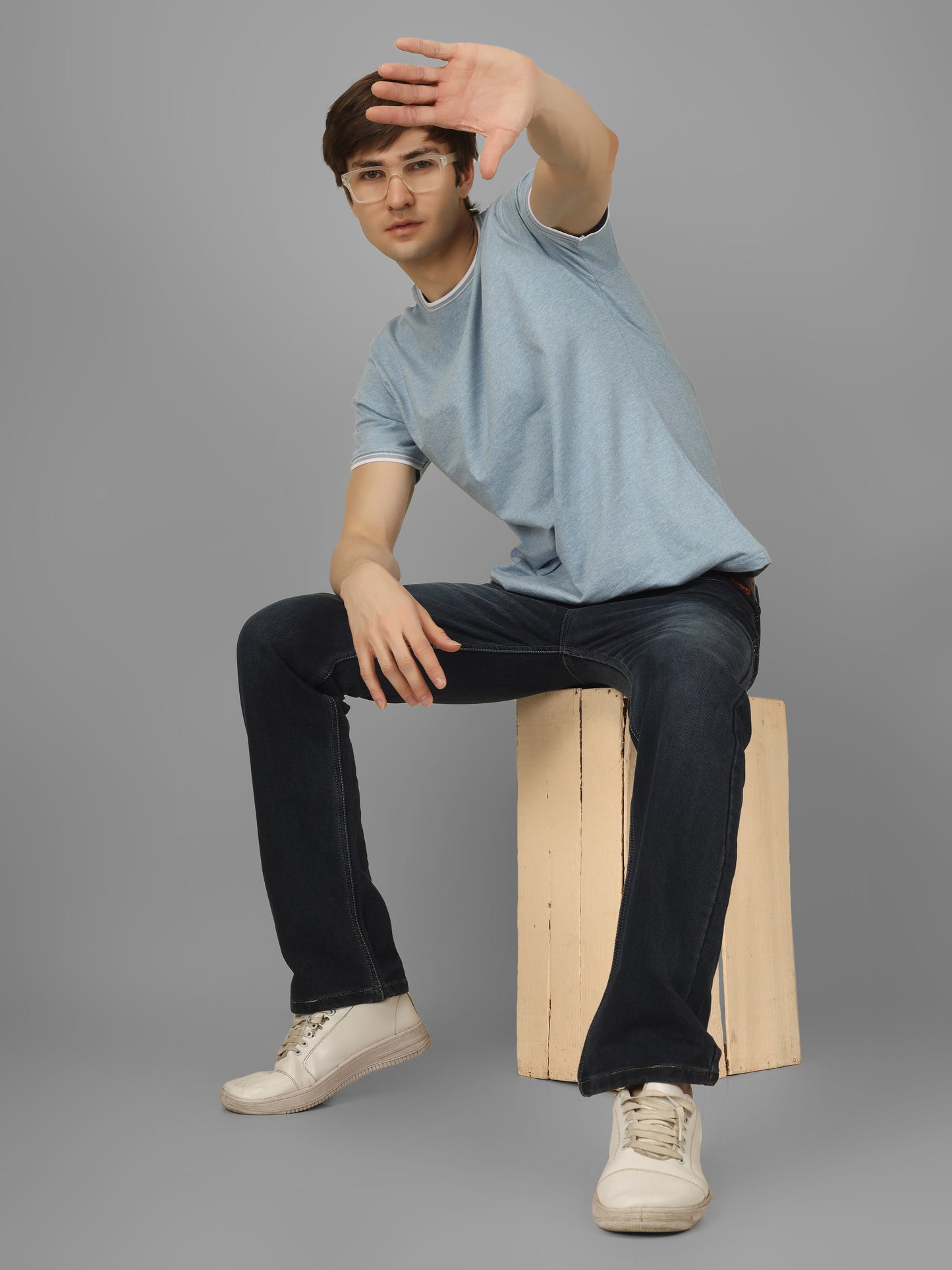 Basic Round Neck Regular Mens T-Shirt - RSBO 0028