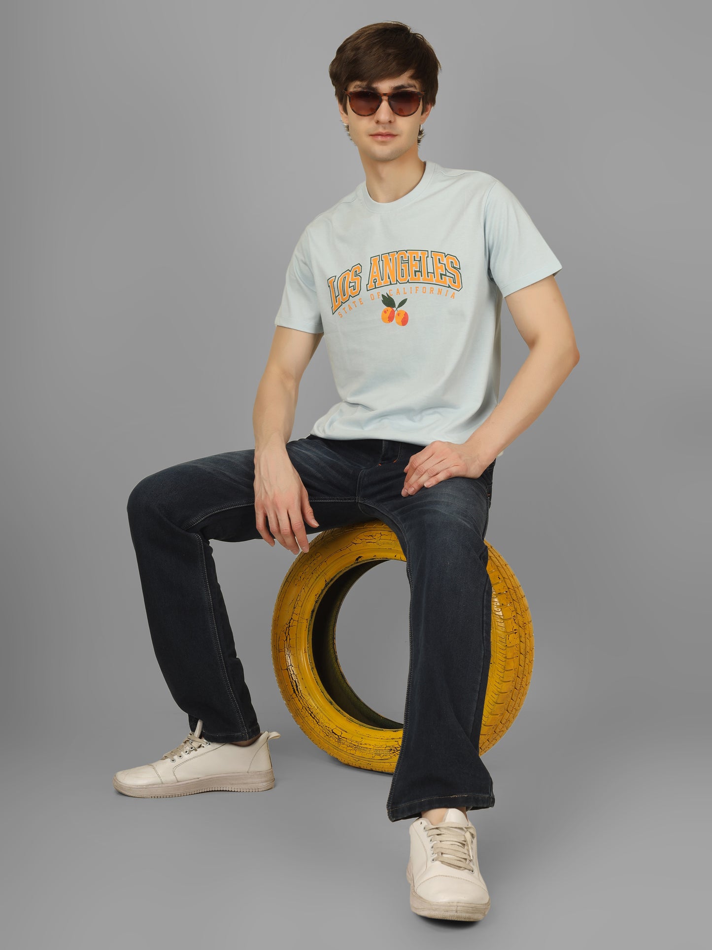 Basic Round Neck Regular Mens T-Shirt - RSBO 0031