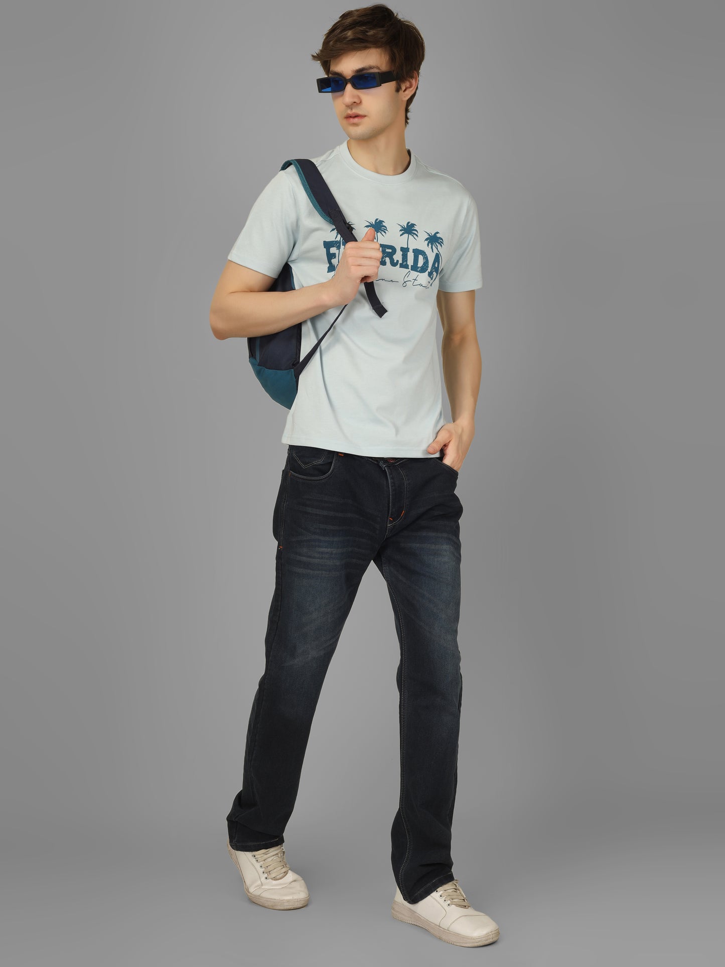 Basic Round Neck Regular Mens T-Shirt - RSBO 0019