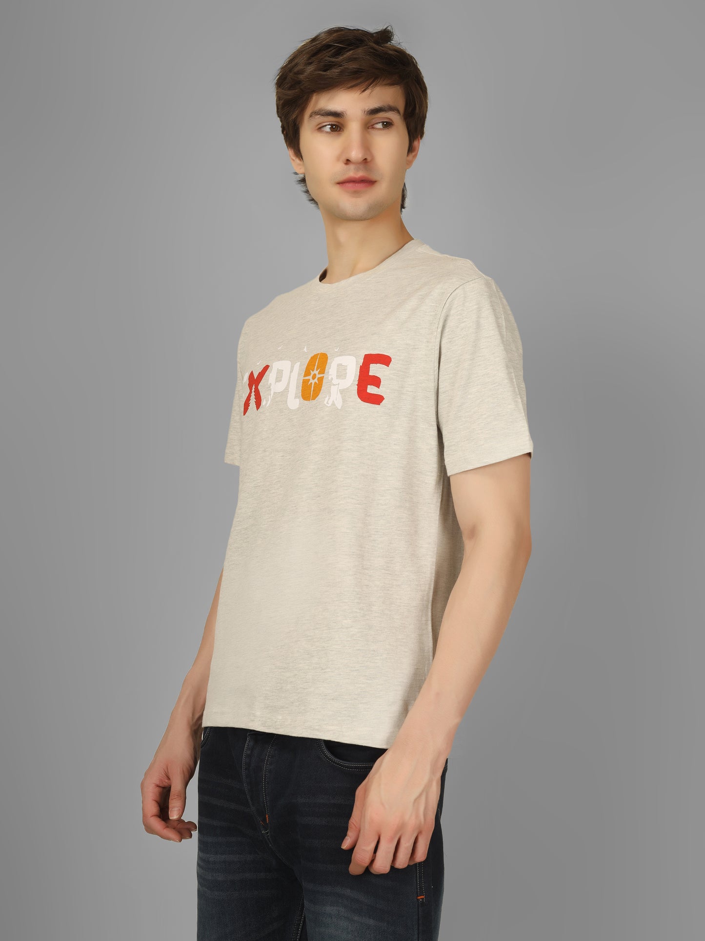 Basic Round Neck Regular Mens T-Shirt - RSBO 0024
