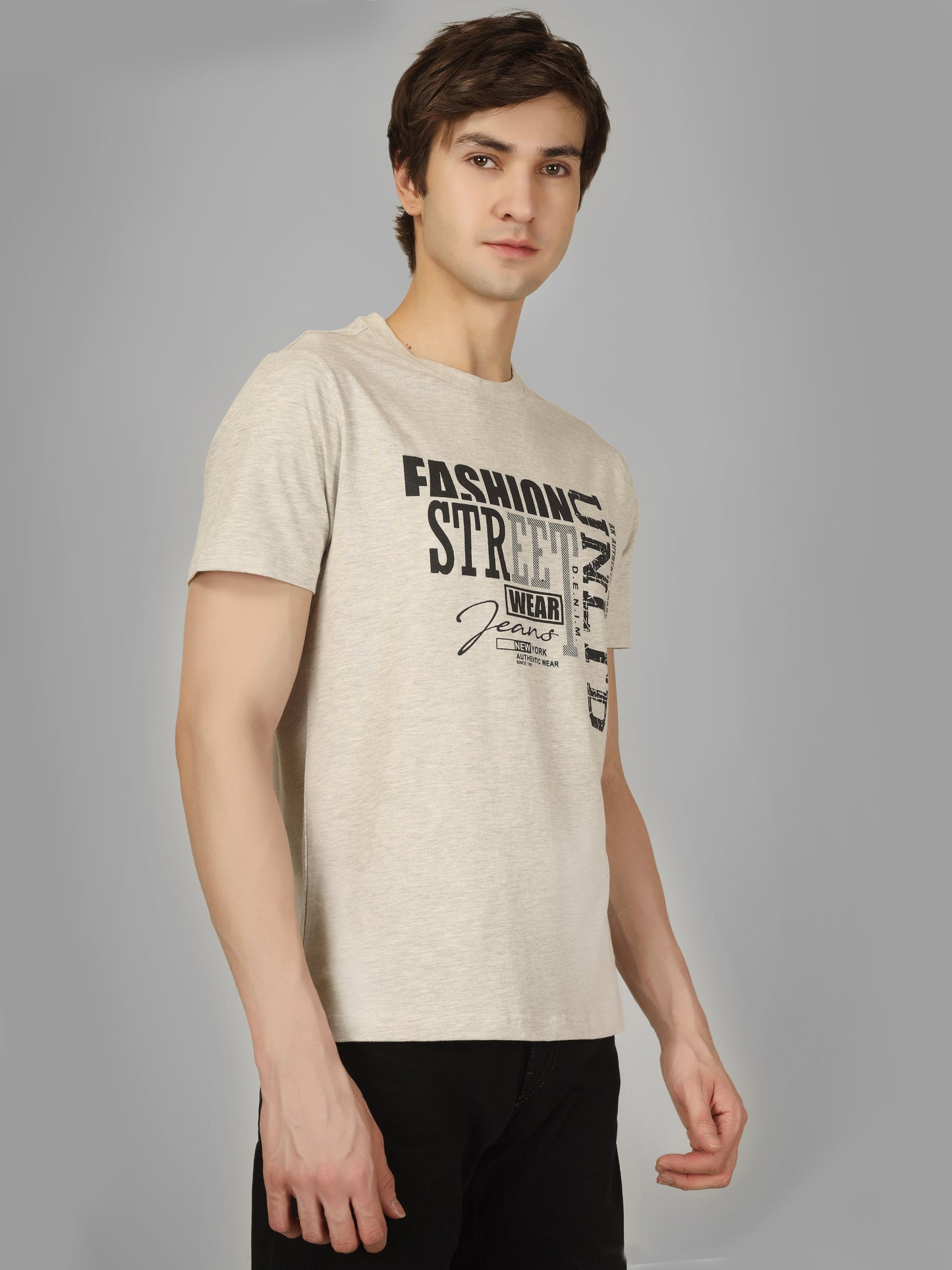 Basic Round Neck Regular Mens T-Shirt - RSBO 0003