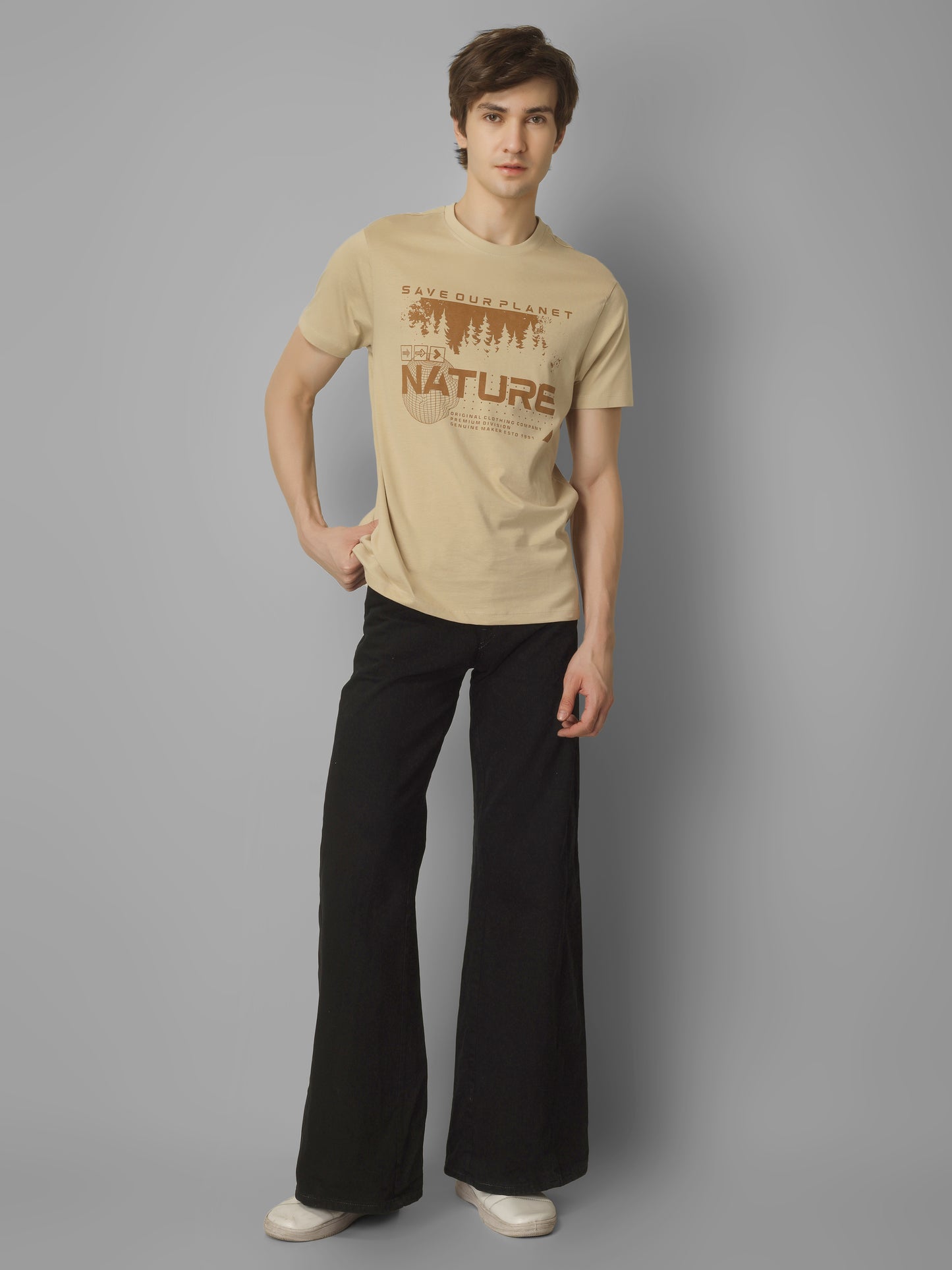 Basic Round Neck Regular Mens T-Shirt - RSBO 0026