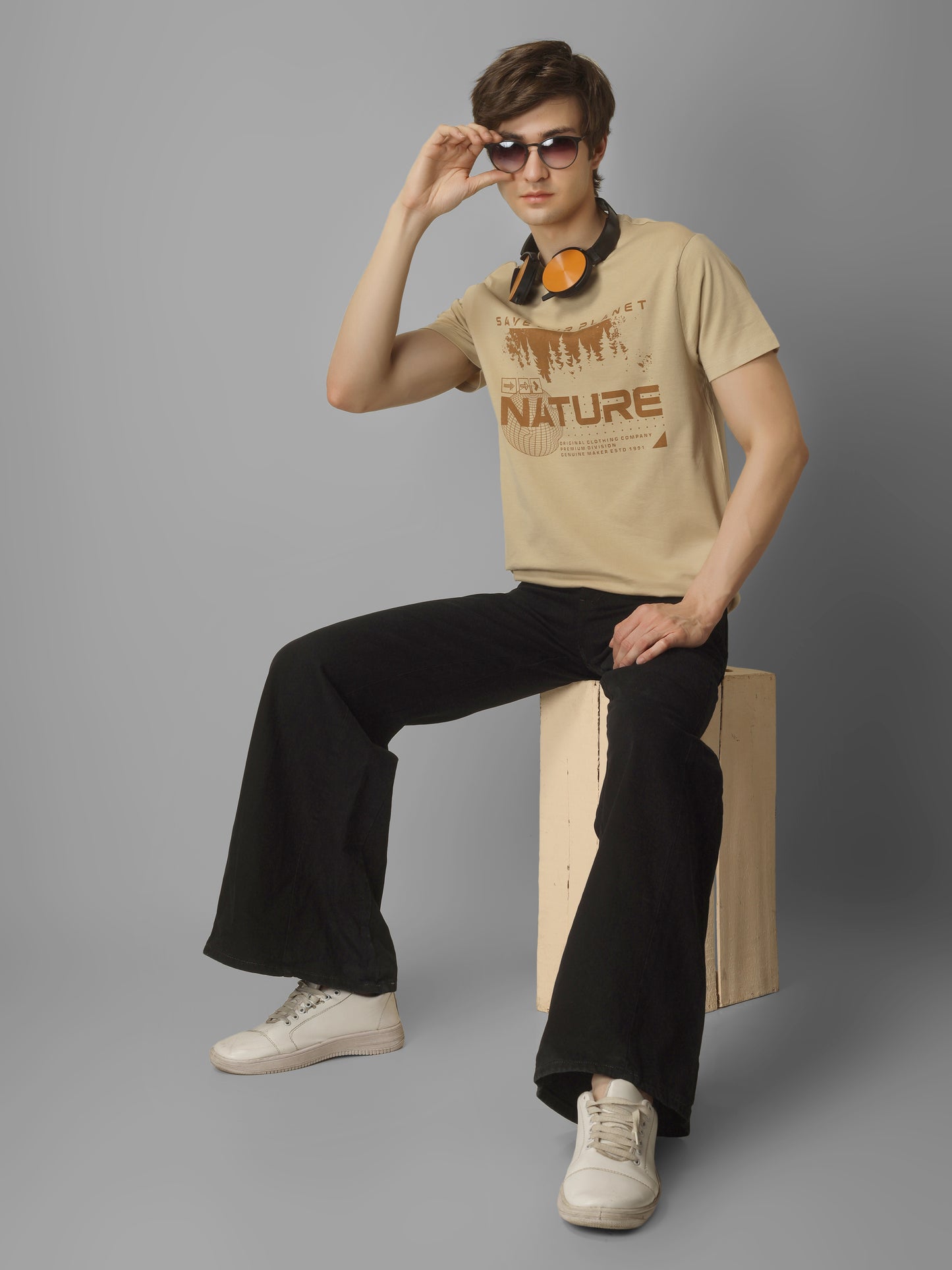 Basic Round Neck Regular Mens T-Shirt - RSBO 0026