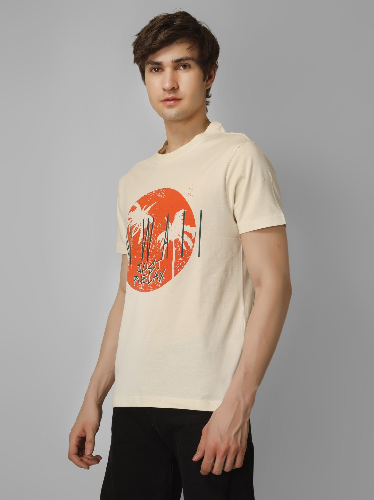 Basic Round Neck Regular Mens T-Shirt - RSBO 0010