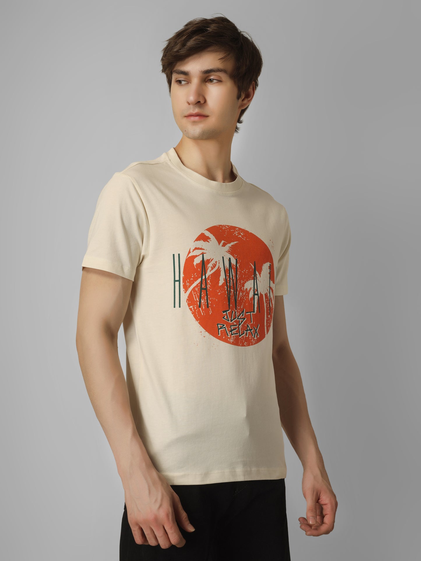 Basic Round Neck Regular Mens T-Shirt - RSBO 0010
