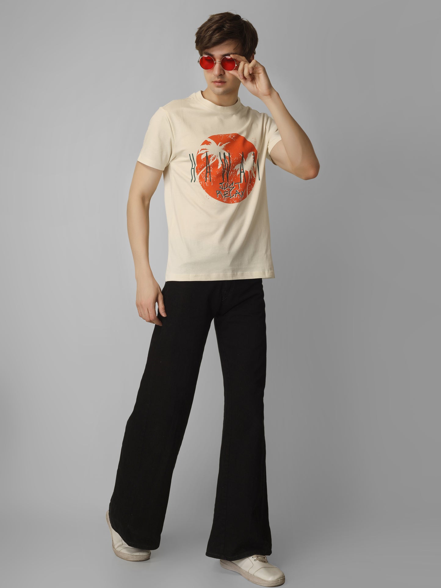 Basic Round Neck Regular Mens T-Shirt - RSBO 0010