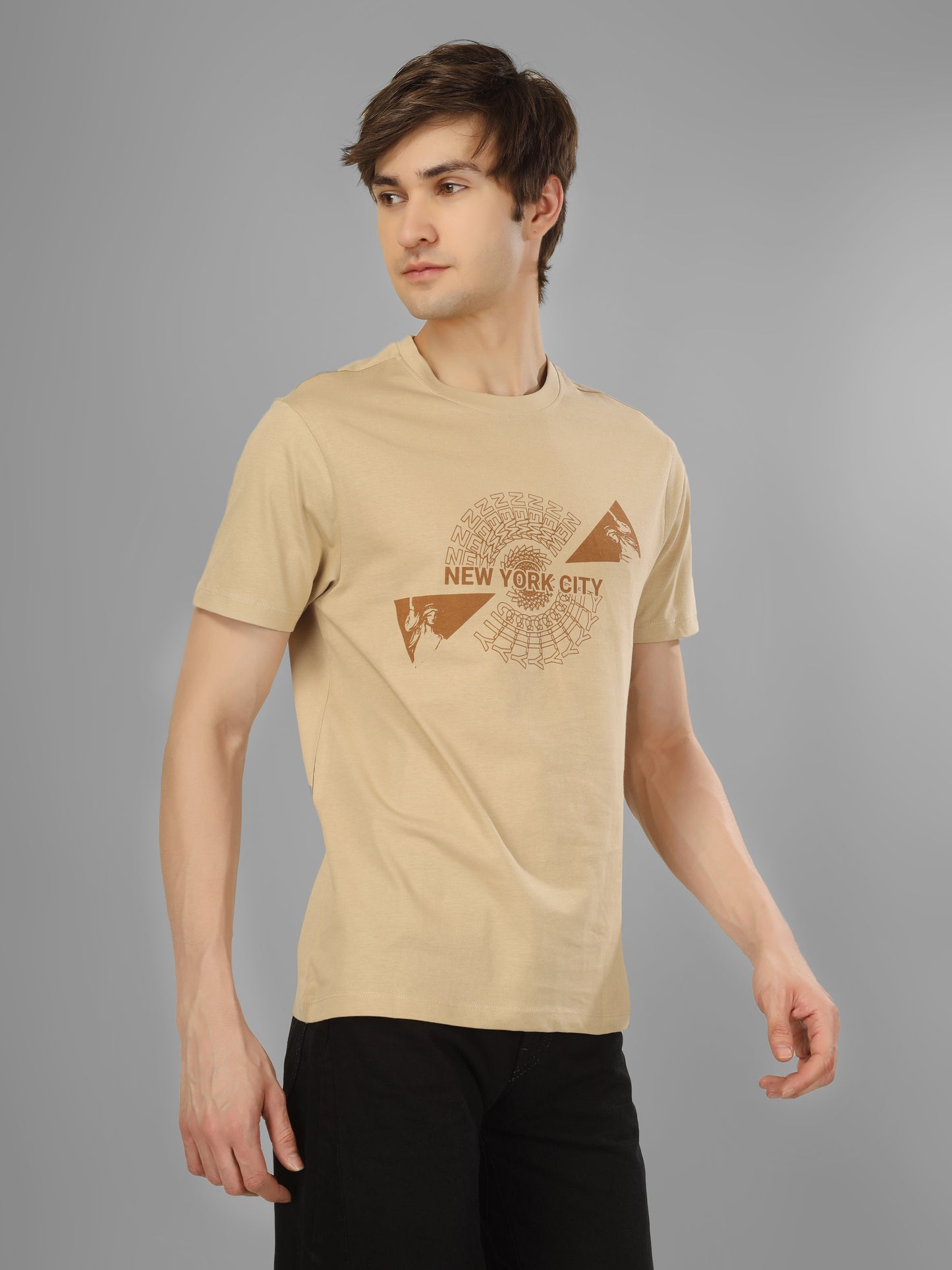 Basic Round Neck Regular Mens T-Shirt - RSBO 0022