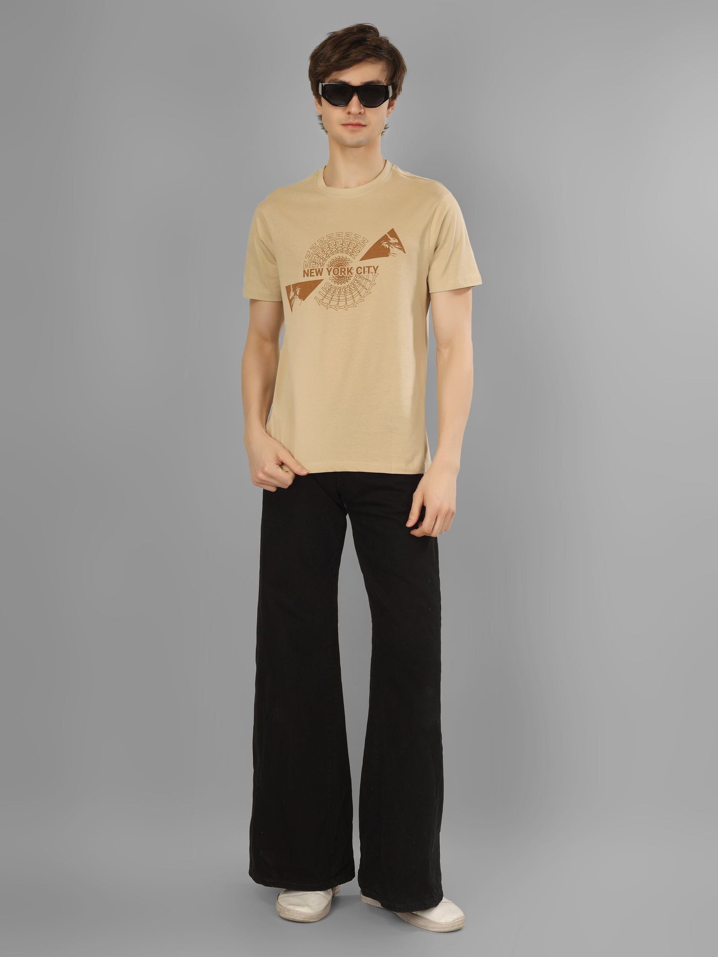 Basic Round Neck Regular Mens T-Shirt - RSBO 0022