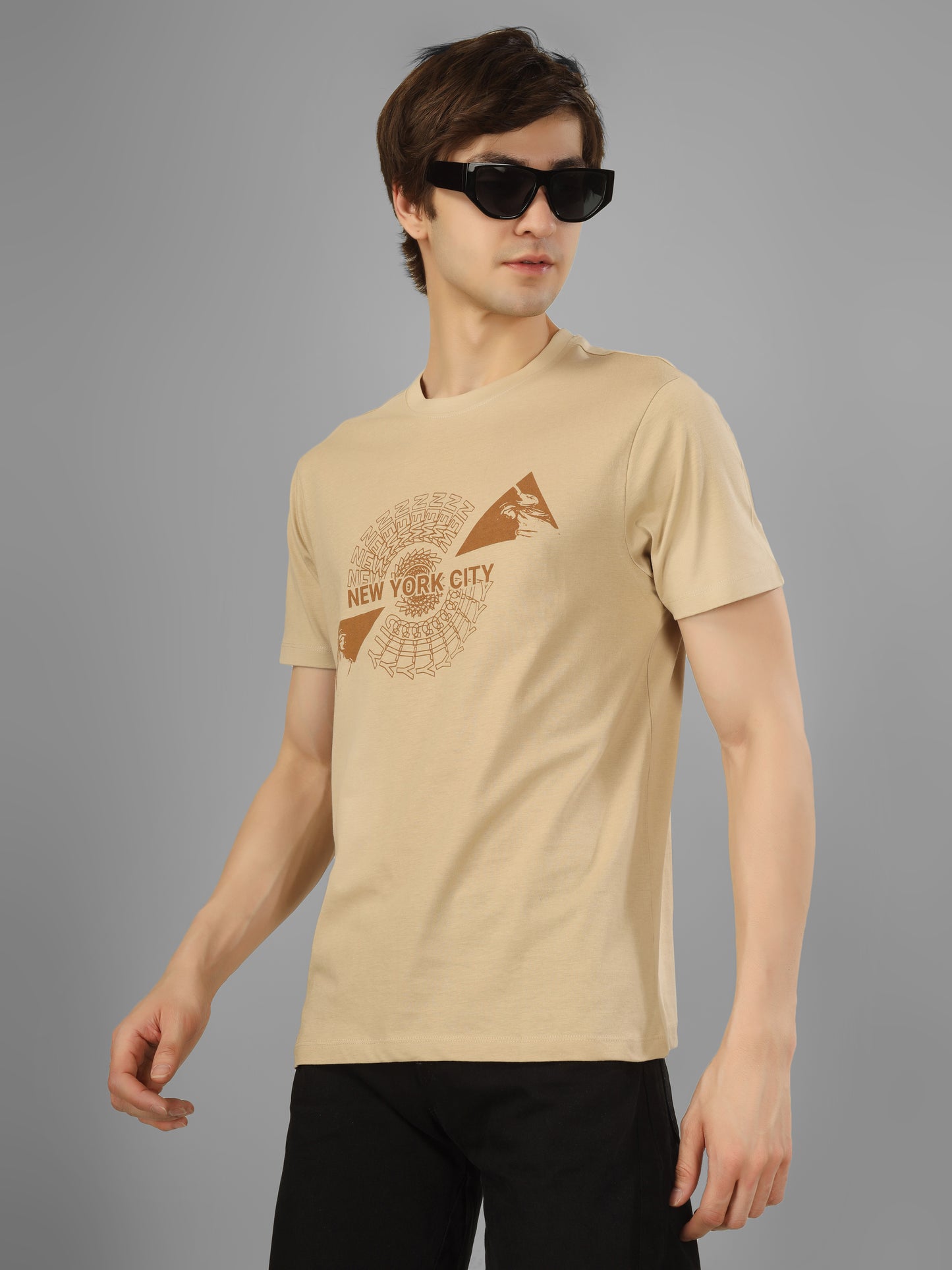 Basic Round Neck Regular Mens T-Shirt - RSBO 0022