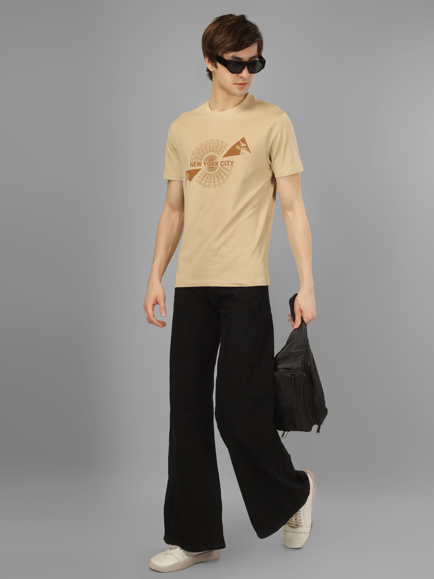 Basic Round Neck Regular Mens T-Shirt - RSBO 0022